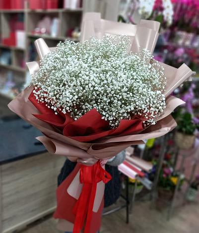 Букет цветов из: Гипсофила в Таре