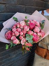 Букет цветов из:  Розы в Таре